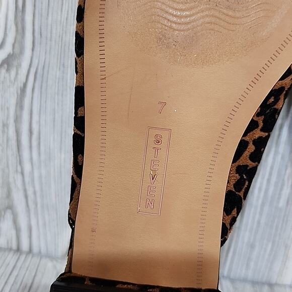 Steven Verna Animal Print Mules, Women's 7 - Picture 8 of 12